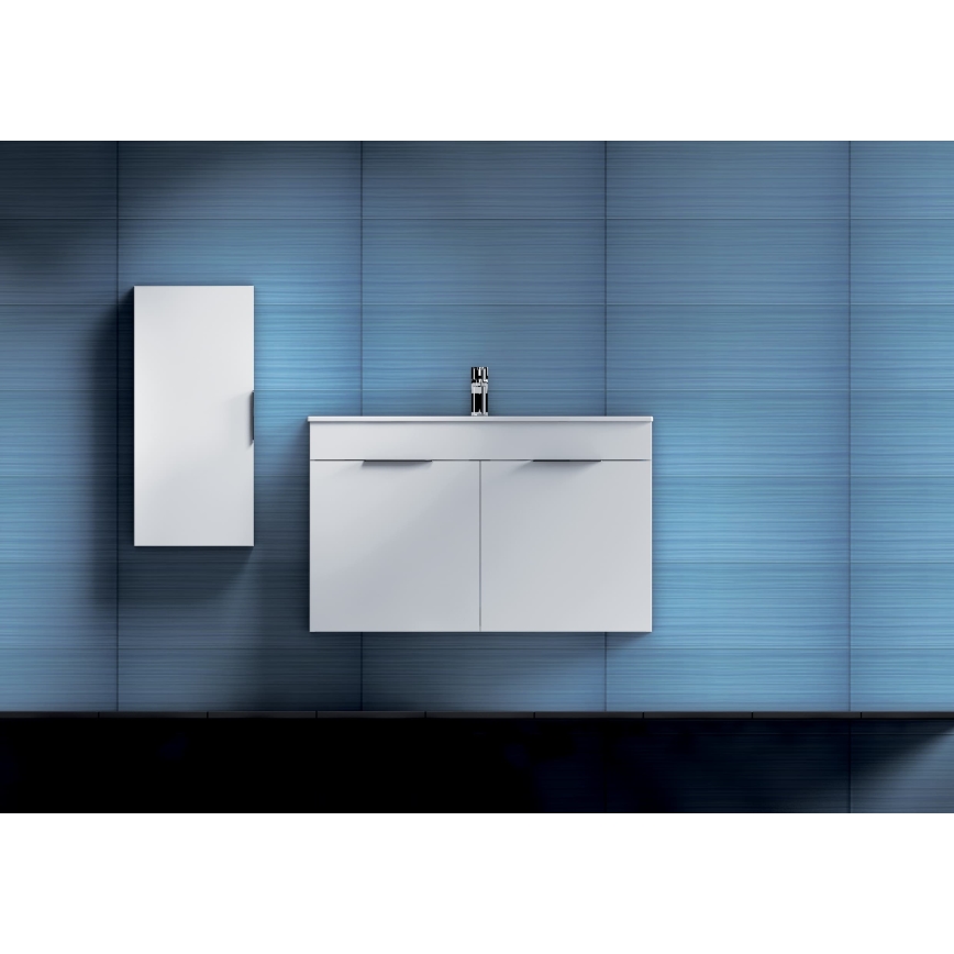 JIKA H4536011763001 - Badeværelsesskab med håndvask CUBE 60,7x65 cm hvid