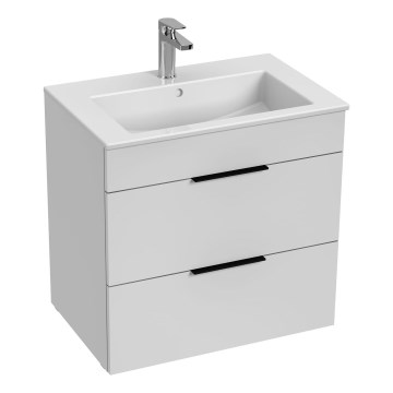 JIKA H4536021763001 - Badeværelsesskab med håndvask CUBE 60,7x65 cm hvid