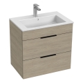 JIKA H4536021765141 - Badeværelsesskab med håndvask CUBE 60,7x65 cm aske