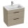 JIKA H4536021765141 - Badeværelsesskab med håndvask CUBE 60,7x65 cm aske