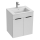 JIKA H4536111763001 - Badeværelsesskab med vask CUBE 60,7x55 cm hvid