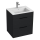 JIKA H4536121763521 - Badeværelsesskab med håndvask CUBE 60,7x55 cm sort