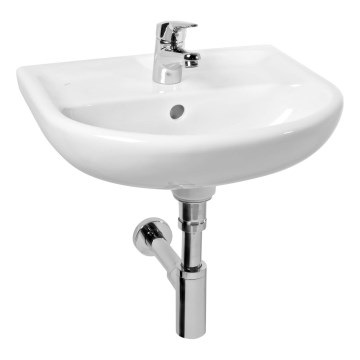 JIKA H8153820001041 - Væghængt vask LYRA 45x37 cm keramik/hvid