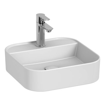JIKA H8183610001111 - Bordmonteret håndvask ASTRA 40x40 cm keramik/hvid