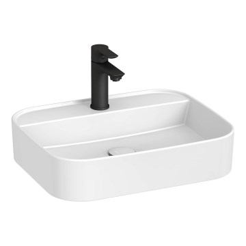 JIKA H8183620001111 - Bordmonteret håndvask ASTRA 50x40 cm keramik/hvid