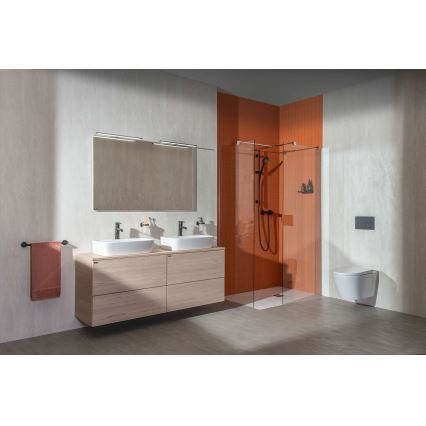 JIKA H8183827571041 - Bordmonteret håndvask LYRA 55x40 cm keramik/mat hvid