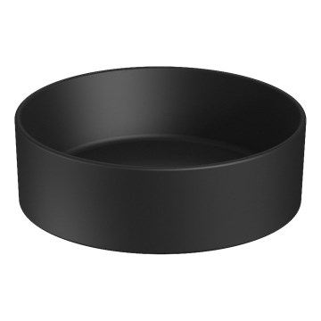 JIKA H8184207161121 - Bordmonteret håndvask CUBITO diameter 40 cm keramik/mat sort