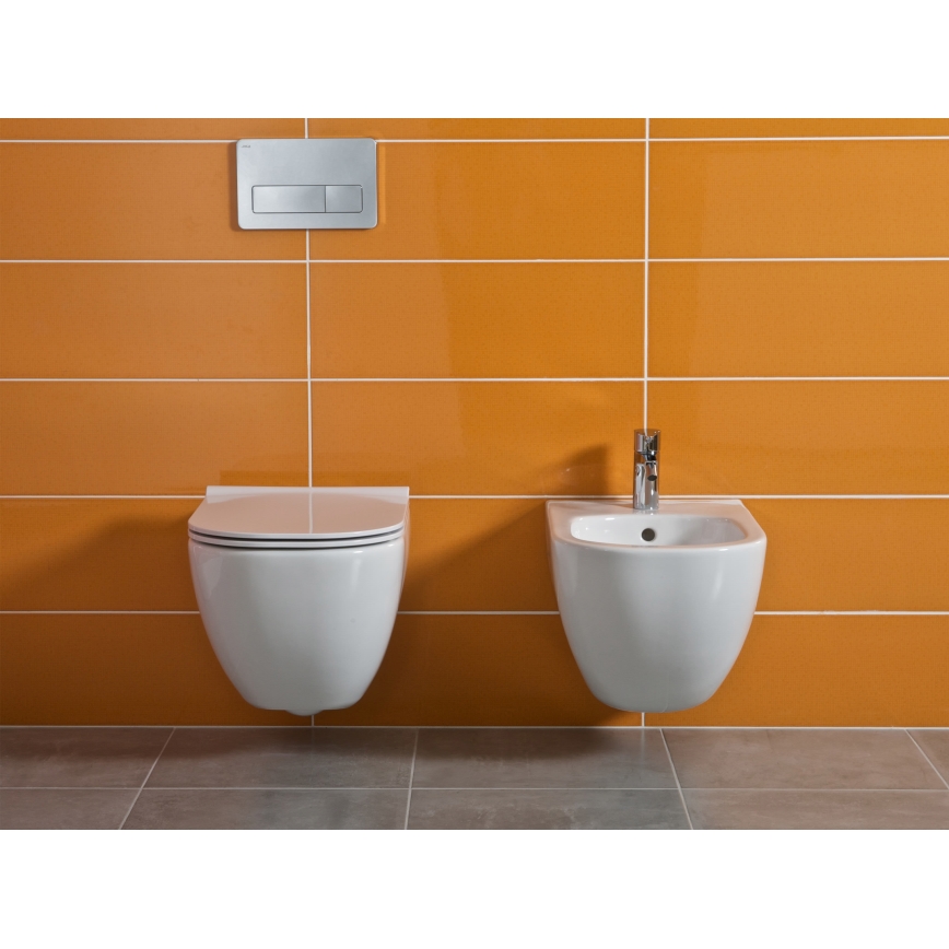 JIKA H8317121003021 - Væghængt bidet MIO keramik/perleagtig hvid