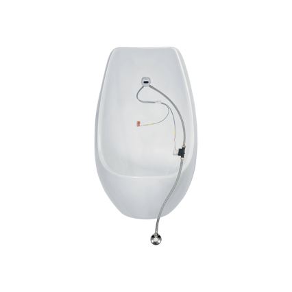 JIKA H8411010004871 - Urinal med sensor DOMINO 24V bagindløb, bagudløb keramik/hvid