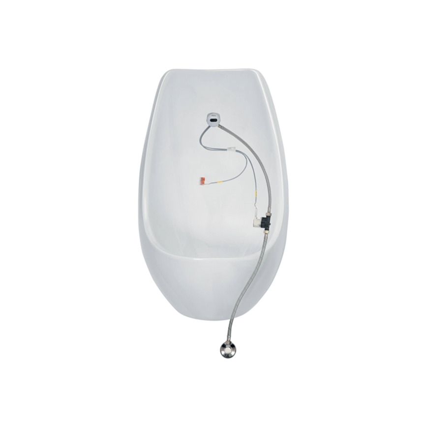 JIKA H8411010004871 - Urinal med sensor DOMINO 24V bagindløb, bagudløb keramik/hvid