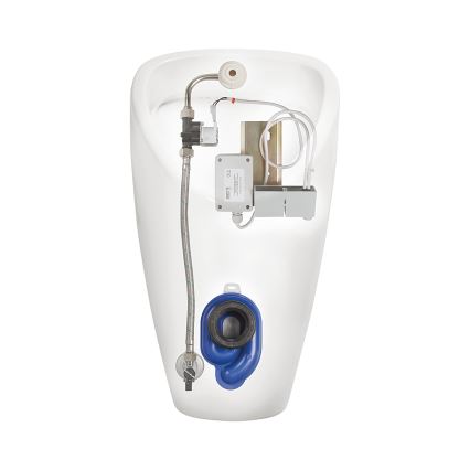JIKA H8430700004901 - Urinal med sensor GOLEM 230V indvendig tilslutning, bagudløb keramik/hvid
