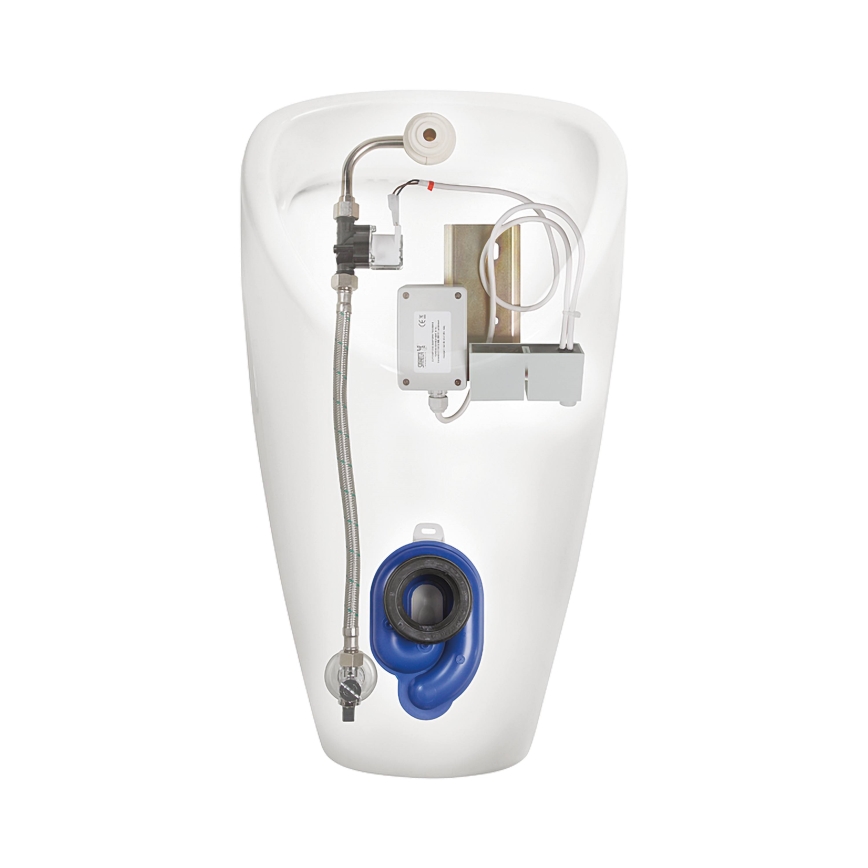JIKA H8430700004901 - Urinal med sensor GOLEM 230V indvendig tilslutning, bagudløb keramik/hvid