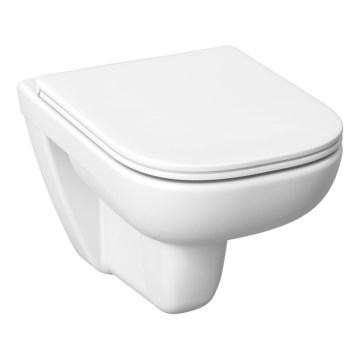 JIKA H8666140000001 - Vægmonteret WC DEEP i keramik, hvid + SoftClose DEEP toiletsæde i duroplast, hvid
