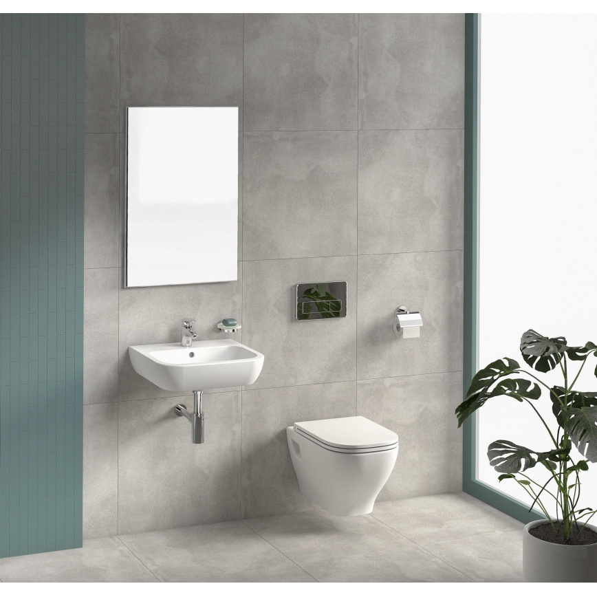 JIKA H8666160000001 - Væghængt WC DEEP i keramik, hvid + SoftClose-toiletsæde DEEP i duroplast, hvid