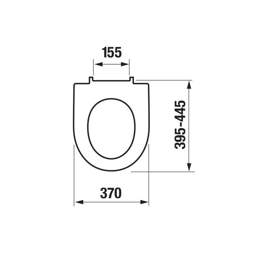 JIKA H8903850000631 - Toiletsæde SoftClose LYRA duroplast/hvid