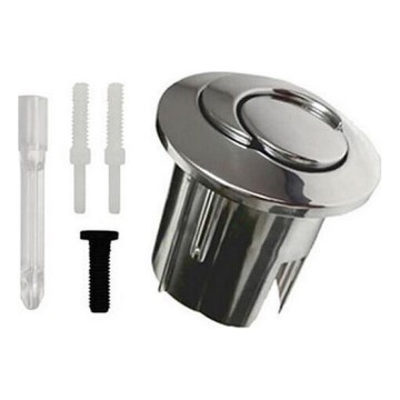 JIKA H8913630000001 - Skylleknap DUAL LYRA/DEEP blank krom