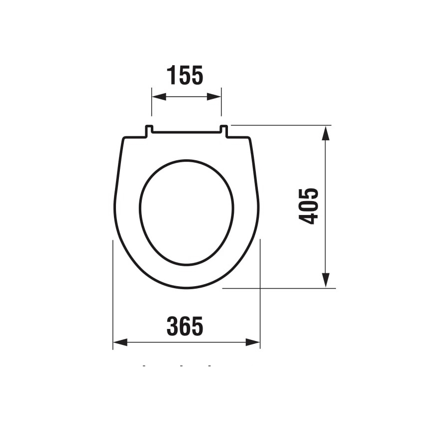 JIKA H8933813000001 - Toiletsæde SoftClose LYRA duroplast/hvid