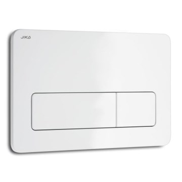 JIKA H8936620000001 - DUAL PRO dobbelt skylleknap, hvid