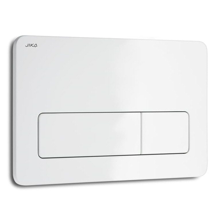 JIKA H8936620000001 - DUAL PRO dobbelt skylleknap, hvid