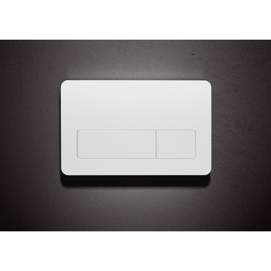 JIKA H8936620000001 - DUAL PRO dobbelt skylleknap, hvid