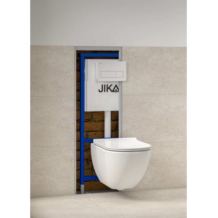JIKA H8936620000001 - Skylleknap DUAL PRO hvid