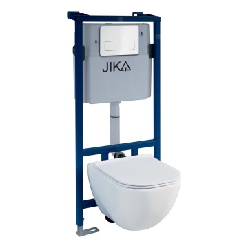 JIKA H8956520000001 - Skjult modul til væghængt toilet med mulighed for bidettilslutning