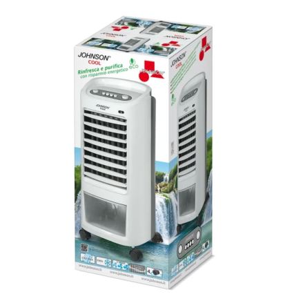 JOHNSON - Bærbar luftkøler COOL 65W/230V hvid/grå