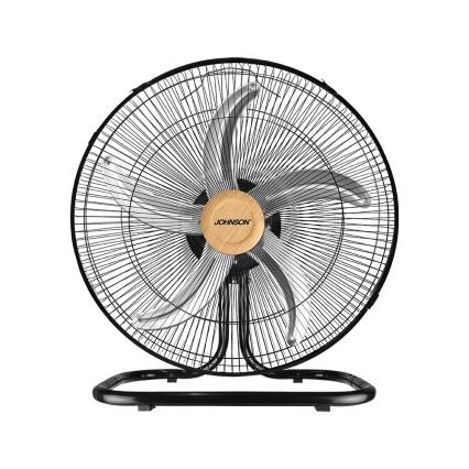 JOHNSON - Gulvventilator 3-i-1 WOOD 80W/230V 130 cm sort/beige