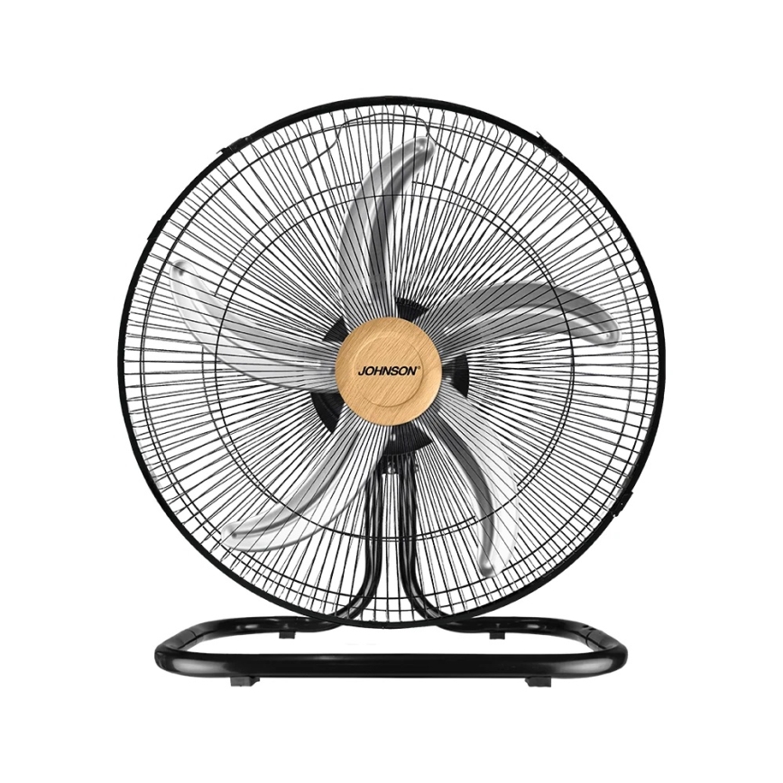 JOHNSON - Gulvventilator 3-i-1 WOOD 80W/230V 130 cm sort/beige