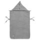 Jollein - Sovepose til bilsæde fleece BASIC KNIT 42x82 cm Stone Grey