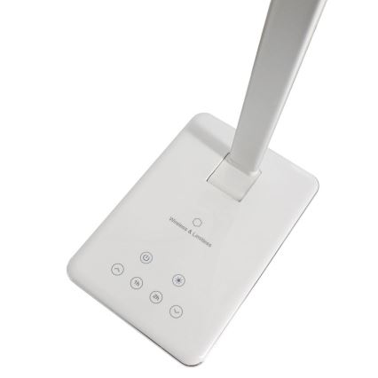 LED Dæmpbar Touch Bordlampe med Trådløs Opladning JOY LED/6W/230V + USB Hvid