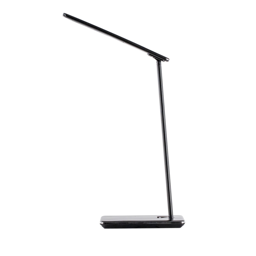 LED Dæmpbar Touch Bordlampe med Trådløs Opladning JOY LED/6W/230V + USB Sort