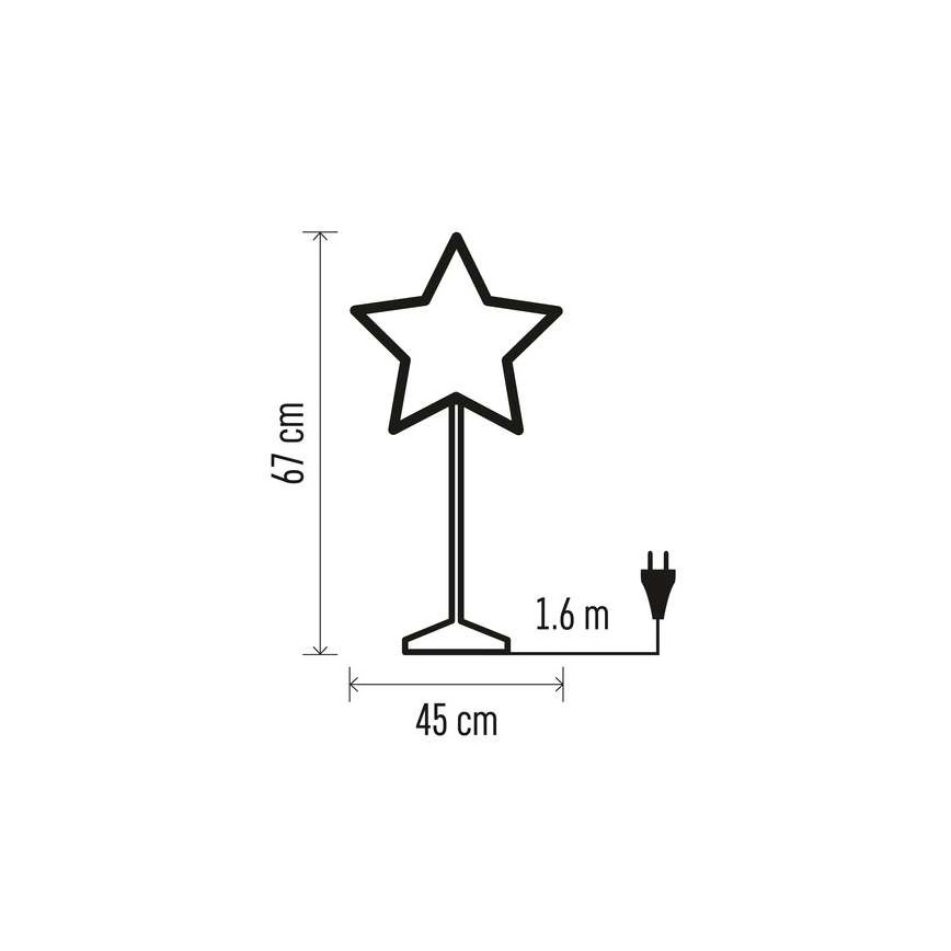 Juledekoration 1xE14/25W/230V diam. 45 cm gylden