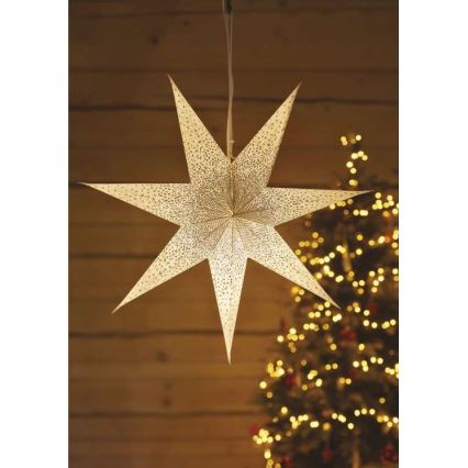 Juledekoration 1xE14/25W/230V diam. 60 cm gylden