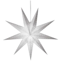 Juledekoration 1xE14/25W/230V diam. 60 cm sølvfarvet