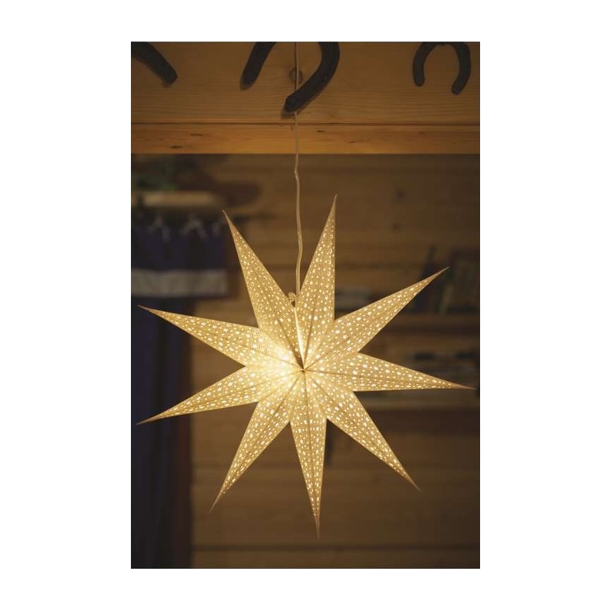 Juledekoration 1xE14/25W/230V diam. 60 cm sølvfarvet