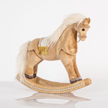 Juledekoration 31 cm Gyngehest