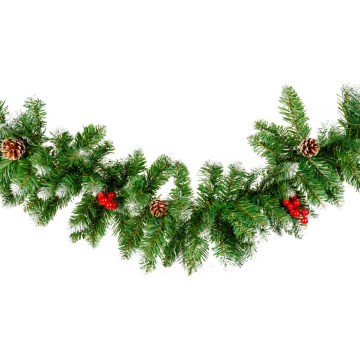 Juledekoration GIRLANDA 200 cm i fyr