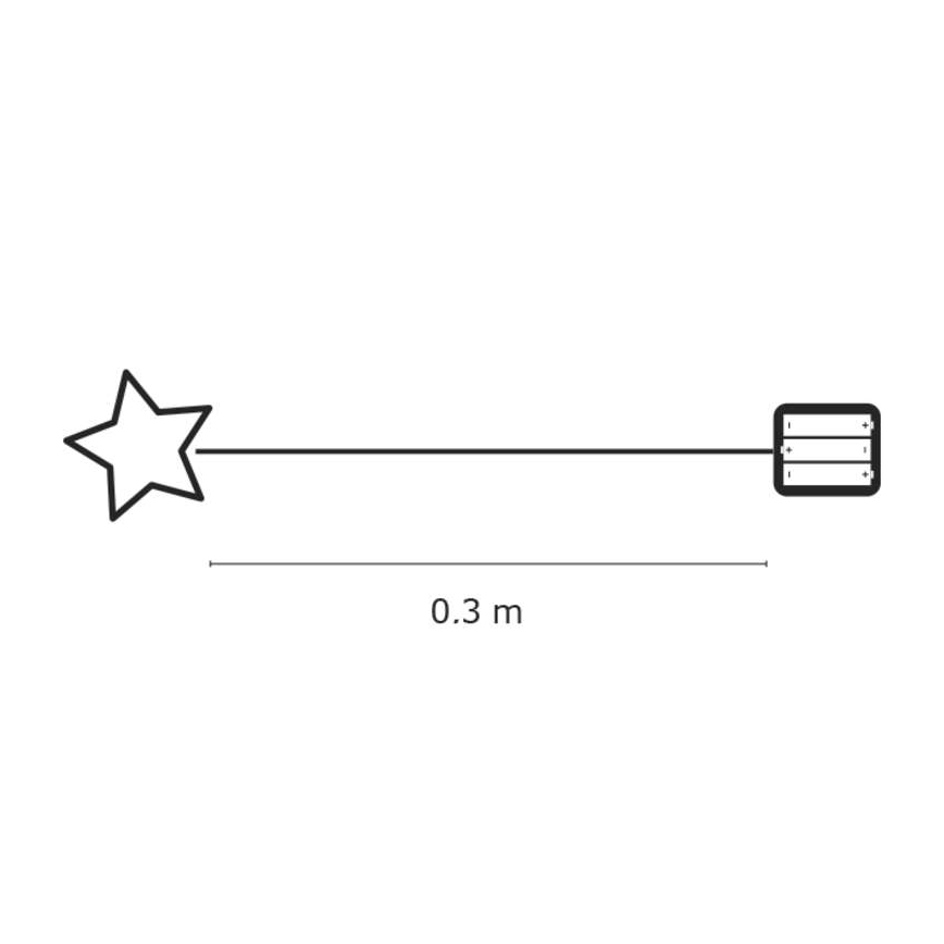 Juledekoration indendørs IP20 STAR 30xLED / 3W / 4,5V