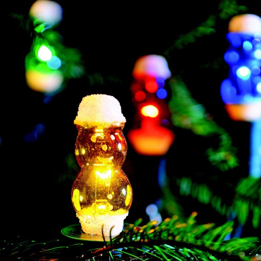 Julelyskæde FIGURINE 12xE10/10,7m, Fremstillet i Tjekkiet