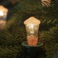 Julelyskæde LANTERN 12xE10/10,7 m varmt hvidt lys - Fremstillet i Europa