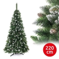 Juletræ CRISTAL SILVER 220 cm fyrretræ