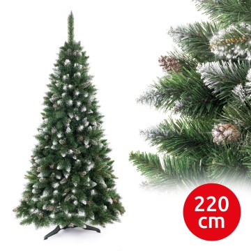 Juletræ CRISTAL SILVER 220 cm fyrretræ