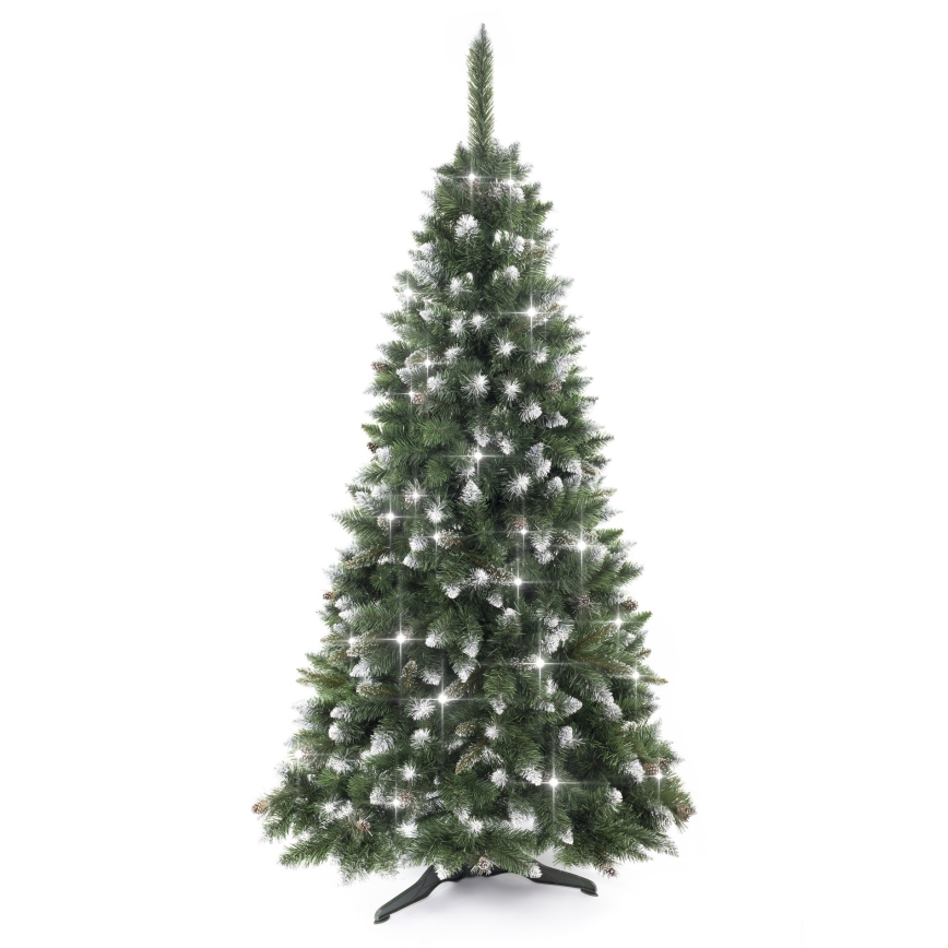 Juletræ CRISTAL SILVER 220 cm fyrretræ