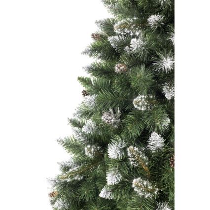 Juletræ CRISTAL SILVER 220 cm fyrretræ