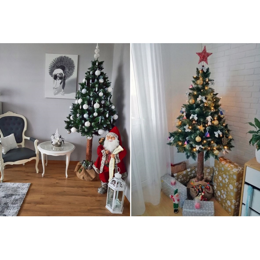 Juletræ med stamme 220 cm gran