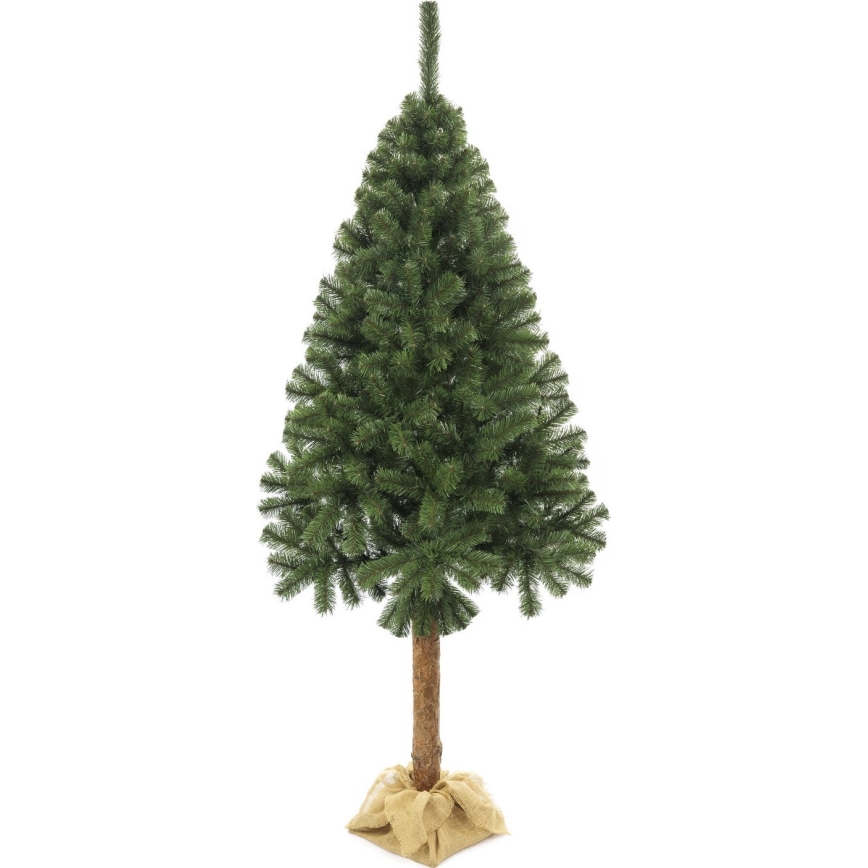 Juletræ på træstamme 220 cm gran