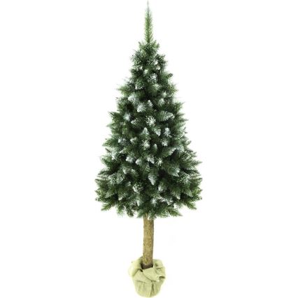 Juletræ på træstamme 220 cm gran