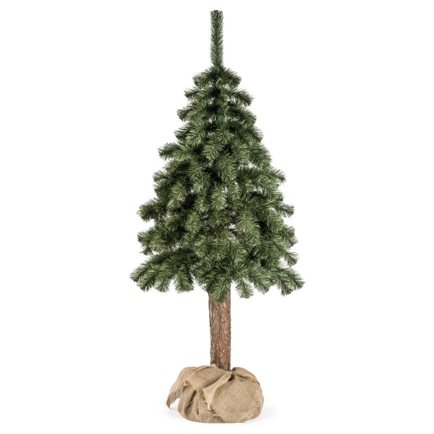 Juletræ på træstamme NATURAL 120 cm gran