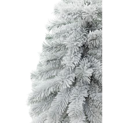 Juletræ på træstamme NATURAL WITH SNOW 120 cm gran